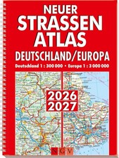 Neuer Straßenatlas Deutschland/Europa 2026/2027 ~  ~  9783625143369
