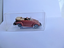 Wiking VW Käfer 1200 Cabrio KORALLENROT mit Stoßstangen-Hörnern GK 33/2 B schön!