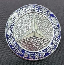 MERCEDES Benz W116 + W123 - original Emblem vom Kühlergrill Kühler Plakette  TOP
