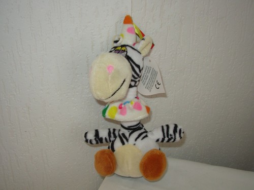 Stofftier zebra 22cm neu - stofftier,