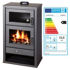 EEK A - Kaminofen mit Backfach