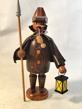 Hanfbart Räuchermann Nachtwächter Seiffen Erzgebirge DDR Expertic Ulbricht #2