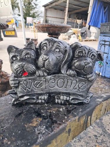 Hunde willkommen beton - hunde,