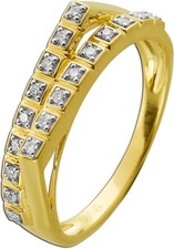 Diamantring Gelbgold 585 14K