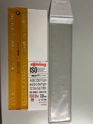 Rotring schriftschablone iso - rotring,