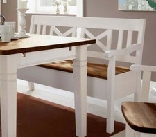 Massivholz Sitzbank 148cm