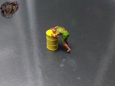 1/87 Schutzanzug Chemie Leiche Industrie Unfall Blut Fass Atommüll Diorama H0 HO