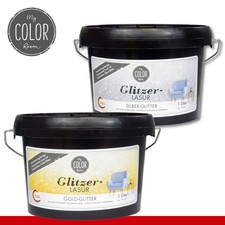 MyColorRoom 1 l Glitzer-Lasur Finisher Glitzerfinish 2 Farben