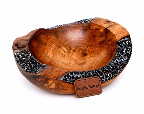 Teakholz dekoschale mit - teakholz,