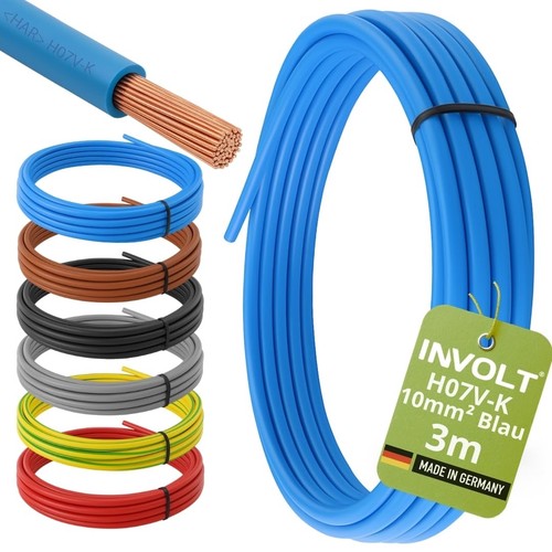 Involt h07v 10mm - h07v-k, blau