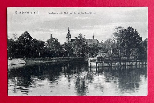 Brandenburg havel 1908 - ak,
