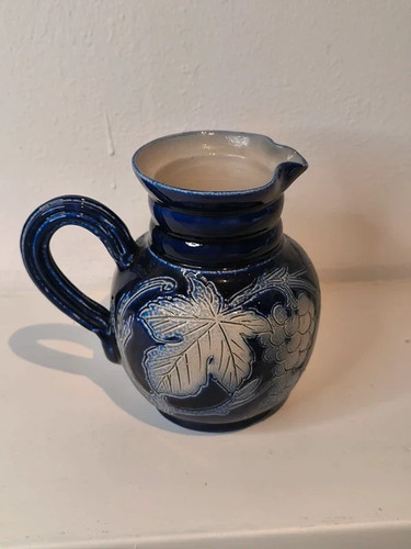 Vintage steinzeug keramikkrug - vintage,