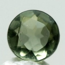 Faceted Moldavite Gemstone