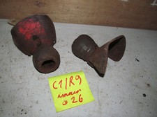 2 Unterlenker-Fangprofil / Fangschale mit Kugel  für Ackerschiene Ackerschine