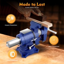 360° 125mm Schraubstock