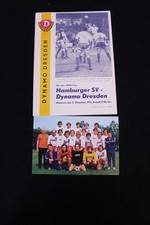 Programmheft UEFA Cup 11.12.1974 Dynamo Dresden - Hamburger SV HSV Stadion Heft