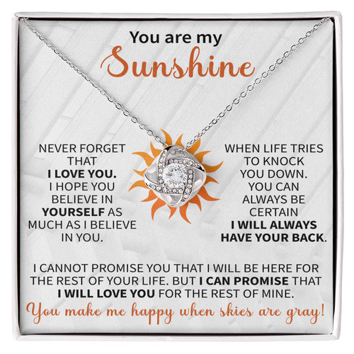 You are sunshine halskette - you,