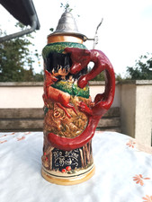 Fuchshenkel Bierkrug 2 Liter, gemarkt