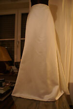 Braut- Rock, bodenlang, mit Schleppe, Meermaid, hoher NP, elfenbeinfarbig, Gr 40