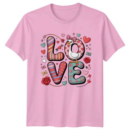 Süßes cartoon gans love - süßes,