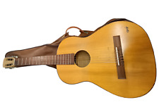 Vintage Hopf Klassische Akustikgitarre Naturholz mit Koffer 60er / 70er Holz