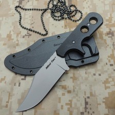 Cold Steel Messer MINI TAC BOWIE Neck Knife 8Cr13 Griv-Ex™ Secure-Ex® Scheide