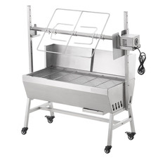 Spanferkelgrill Lammgrill 61kg Spießgrill 95cm Grill BBQ Grillwagen 42W Motor