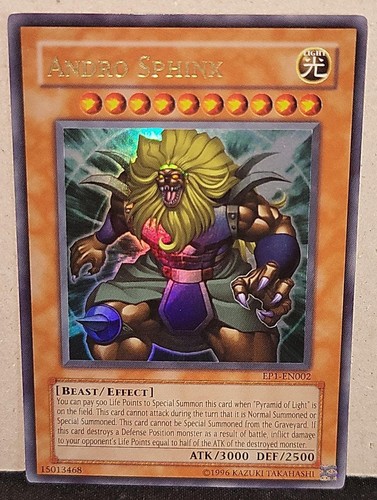 1x andro sphinx - yu-gi-oh!,