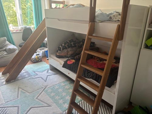 Kinder hochbett holz weiß mit - hochbett,