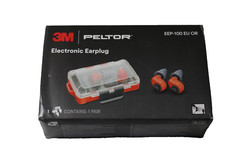 3M Peltor Elektronischer Ohrstöpsel EEP-100 EU mit Ladecase, SNR-32, Rot