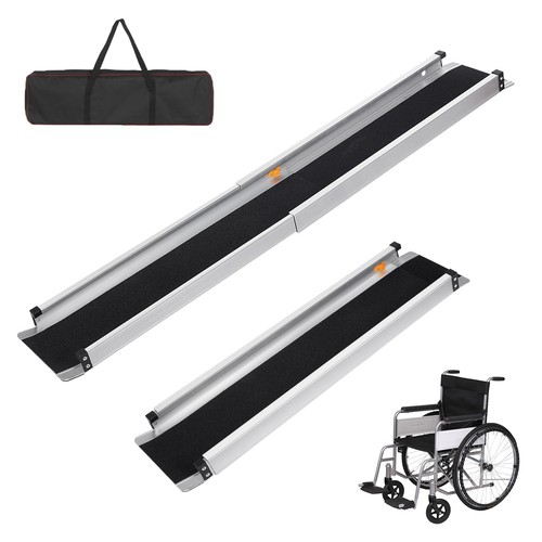 Rollstuhlrampe alu - 2x,