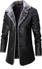 Herren B3 Lammfell Lederjacke