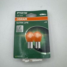OSRAM PY21W Ultra Life Duo-Pack – Blinker Lampe 12V Auto Birne 3x längere Lebens