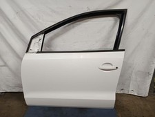 Tür links vorn VW Polo 6R 6C Tür vorne links LB9A CANDYWEISS für VW  POLO (6C1,