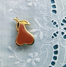 Kleine vintage Brosche BIRNE