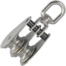 Umlenkrolle Doppelt Edelstahl