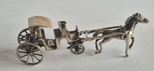 Kutsche aus 800er silber - aus,