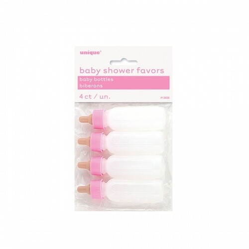 Deko baby fläschchen rosa - deko, 4