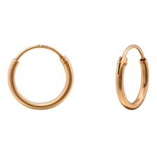 Rosegold Creolen Ohrringe 925