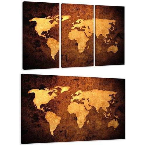 Bilder wandbild weltkarte - wandbild,