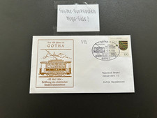 Bahnphilatelie Sonderbrief 100 Jahre Straßenbahn Gotha 1894-1994 SoSt. Gotha gel