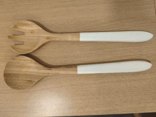Salatbesteck aus holz - aus,