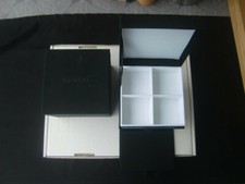   Schmuckkasten , Schatulle,2 Etagen , 2 Stück ,schwarz ,SENSAI ,Neuwertig 