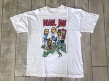 PEARL JAM - Europa Tour 1993 Vintage Band T-Shirt World (weiß) RAR / SELTEN ✅