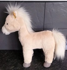 Steiff Gola blondes Pferd Modell 074318 neu mit Etikett KOSTENLOSE UK-LIEFERUNG MIT NACHVERFOLGUNG 