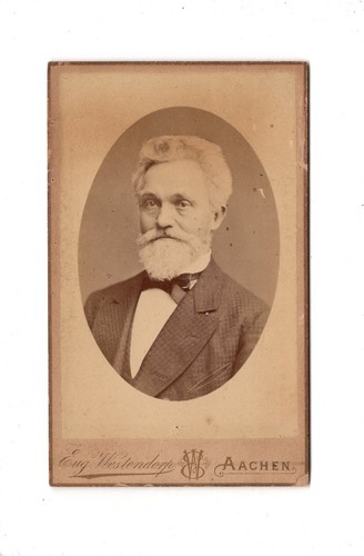 Cdv foto herrenportrait mann - cdv, /