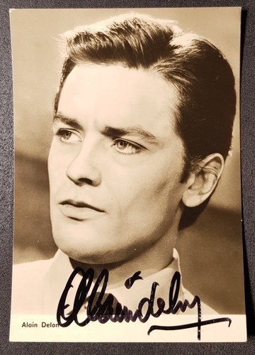 Alain delon original autogramm - alain,