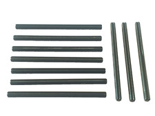 10x Lego Technic Achse Kreuzstange Kreuzachse 10L #3737 schwarz