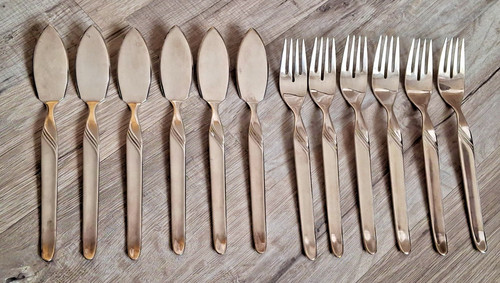 Schönes vintage fischbesteck - schönes,