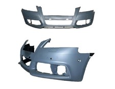 STOßSTANGE VORNE LACKIERBAR FÜR AUDI A3 S-LINE 2008-2012 MIT WASCHDÜSEN M/PA